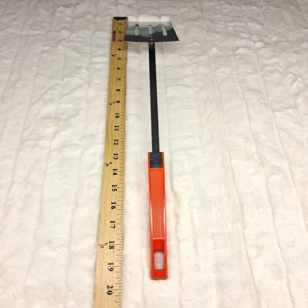 Vintage Ekco Stainless Mid-Century USA Long Handle Slotted Spatula Flipper 19